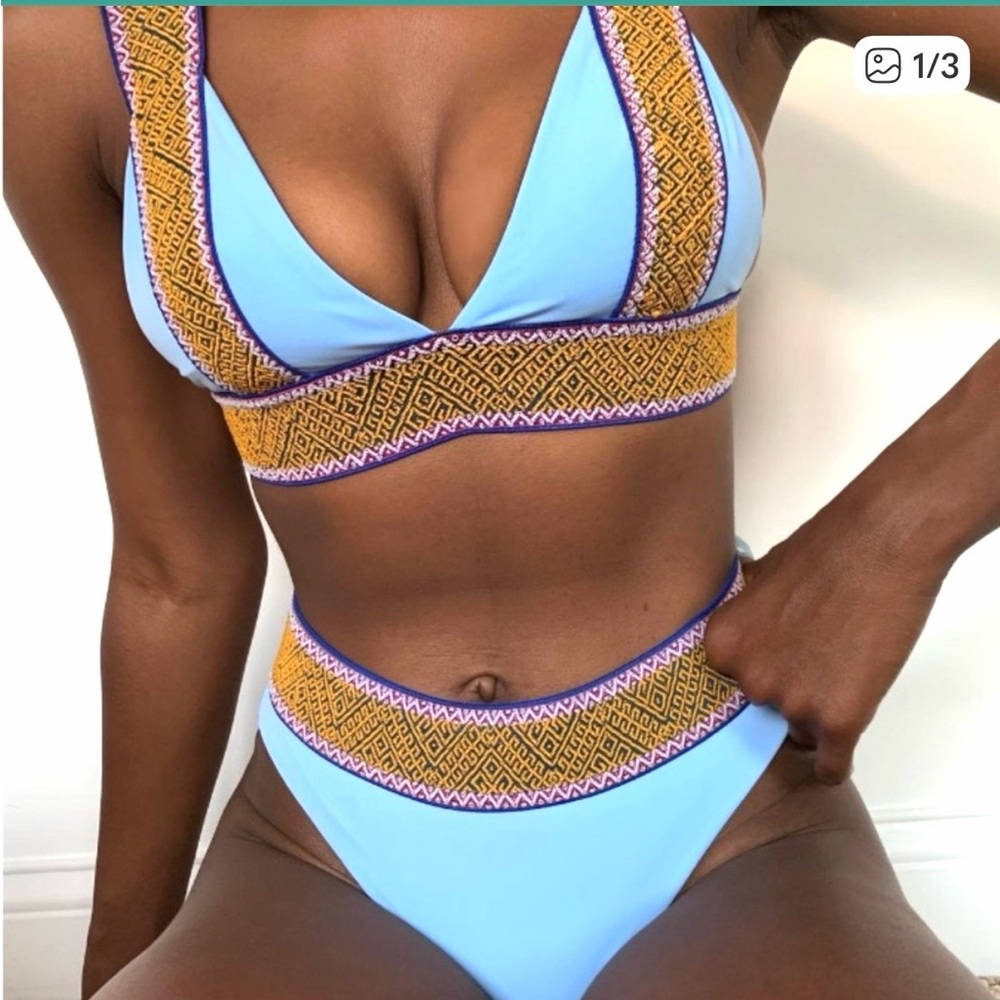 Elysiian Sky Blue Bali Bikini Set